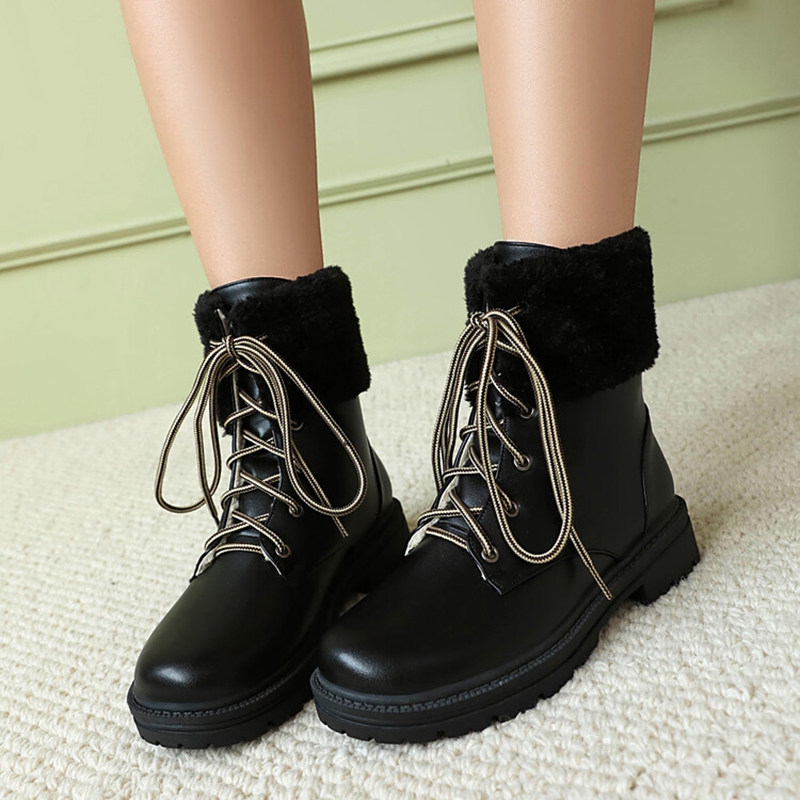 Women'S Shoes Extended Sizes - ORCHALISA Ladies Snow Ankle Footwear Square