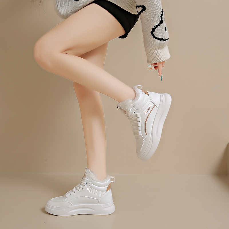 Women'S Shoes To Buy - High-top Lace-up Luxury Vulcanized Shoes Skateboarding