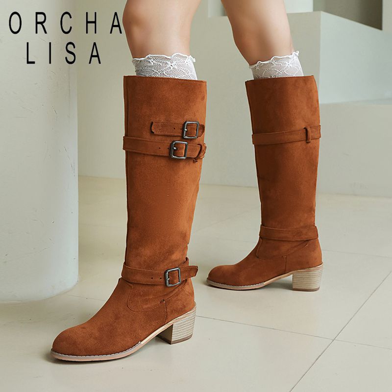 Women'S Shoes Extended Sizes - ORCHA LISA 2025 Retro Women Knee