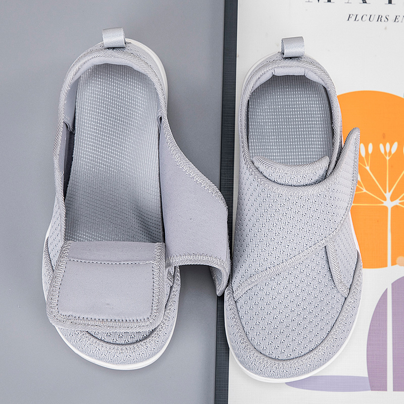 Women'S Shoes With Bunions - Open Shoes for Elderly Adjustable Diabetic