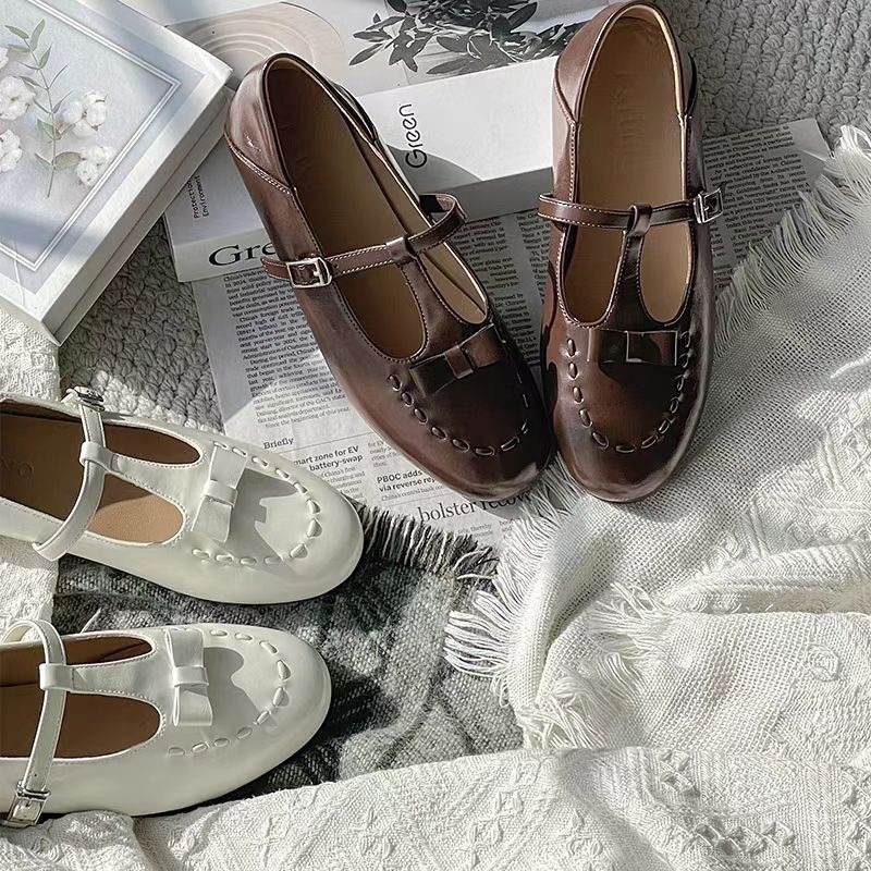 New French Roped Mary Jane Sho - Shoes For Women Flats review and price