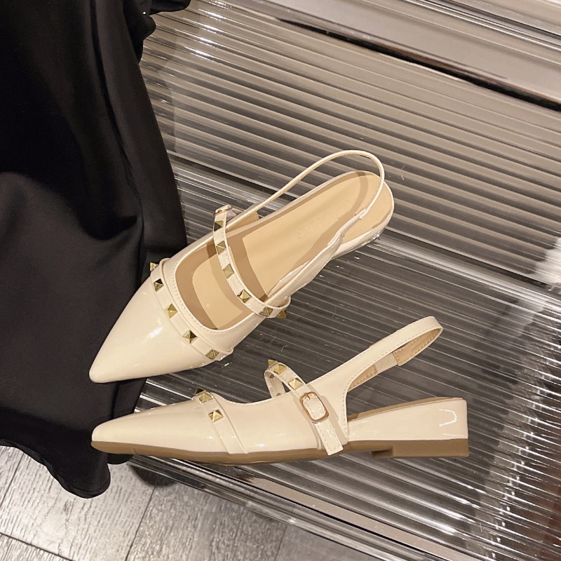 2026 New Style French Rivet He - Pointed Toe Flat review and price