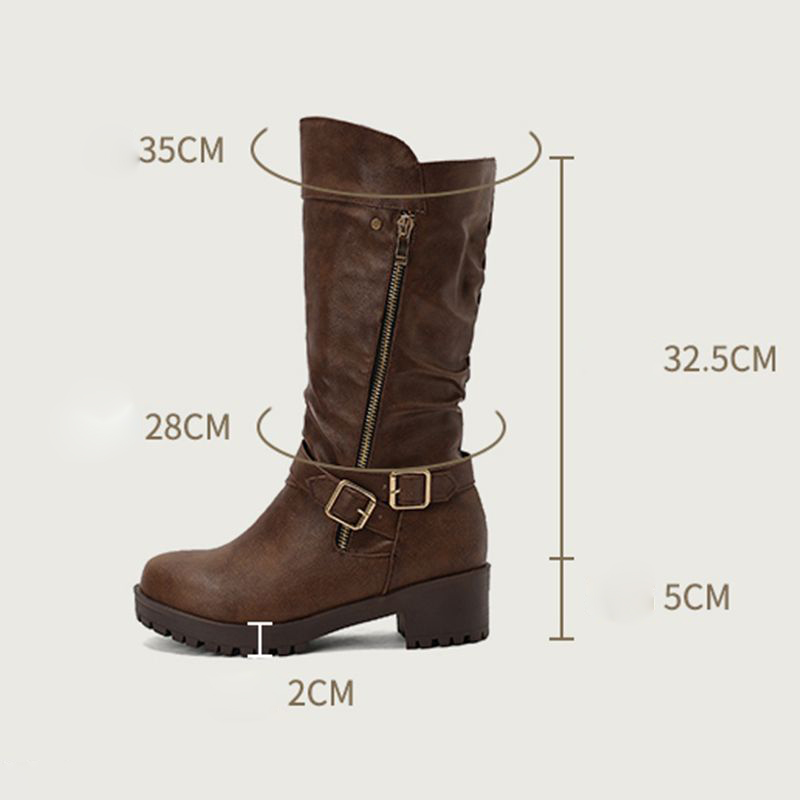 ORCHALISA Retro Ladies Mid Cal - Women'S Shoes Extended Sizes review and price