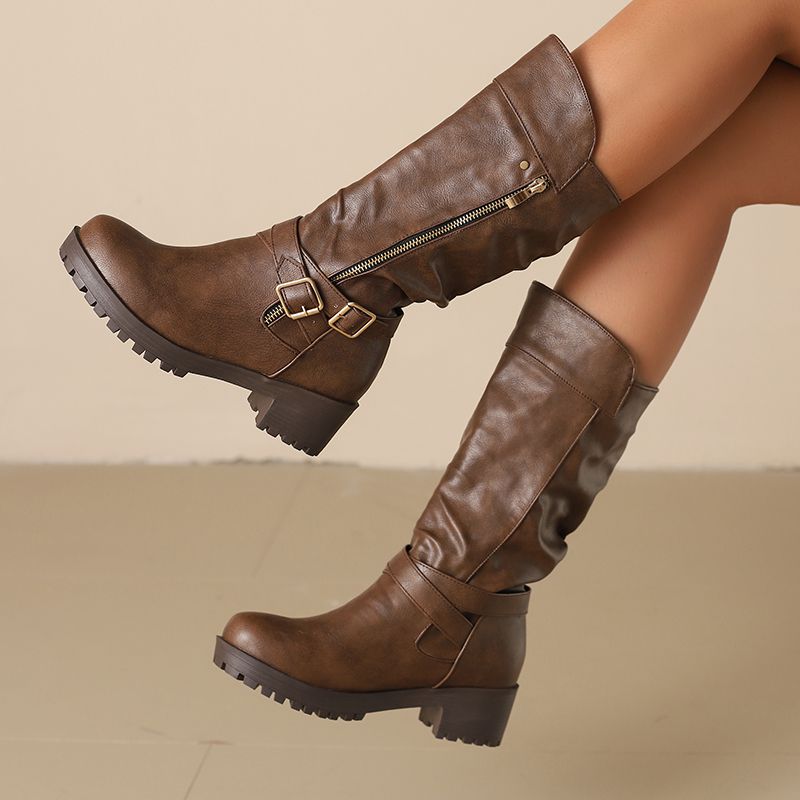 ORCHALISA Retro Ladies Mid Cal - Women'S Shoes Extended Sizes review and price