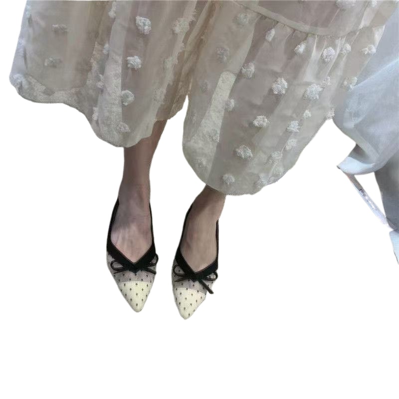 2026 Summer New Polka Dot Sing - Pointed Toe Flat review and price
