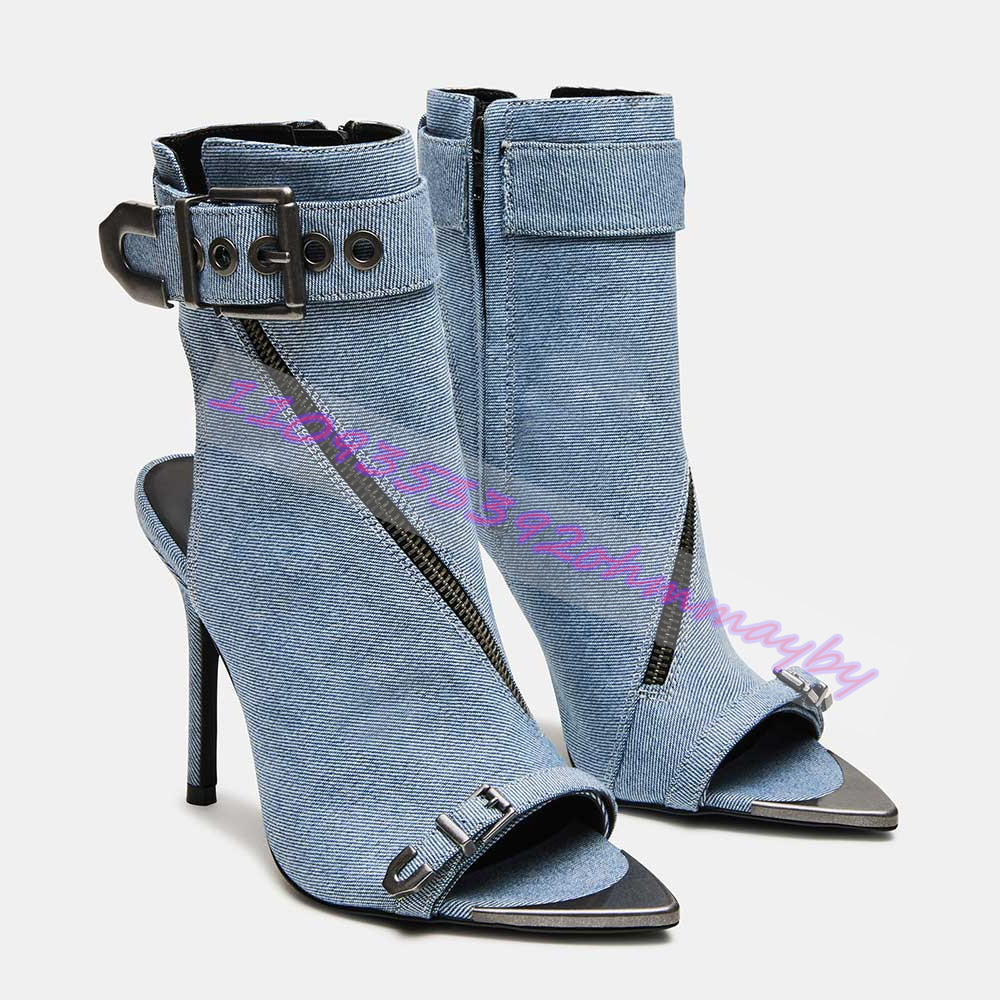 Summer Blue Denim Pointed-Toe  - Pointed Toe Flat review and price