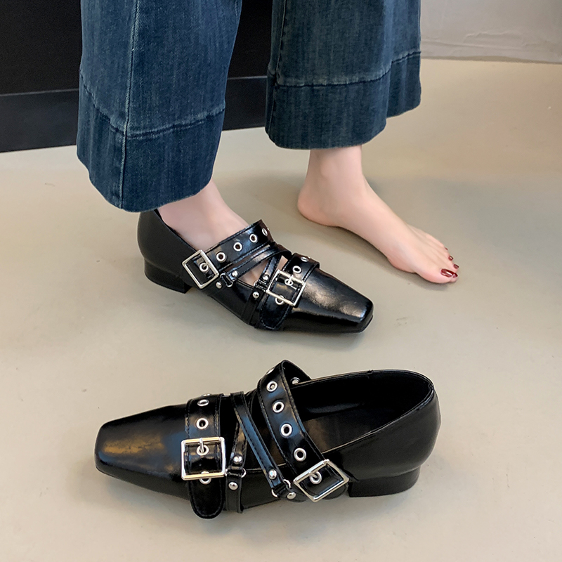 Female Buckle Strap Footwear B - Shoes For Women Flats review and price