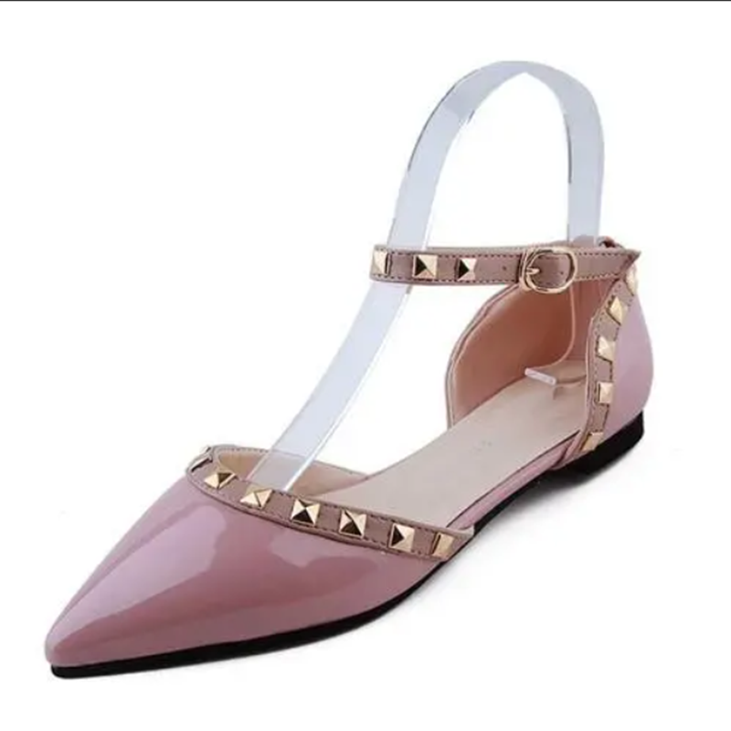 Women Rivets Flats Shoes Size  - Women'S Shoes X Wide review and price
