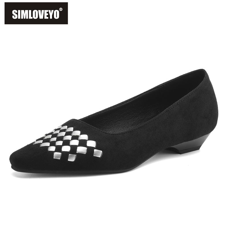 SIMLOVEYO 2026 New Flock Suede - Women'S Shoes Extended Sizes review and price