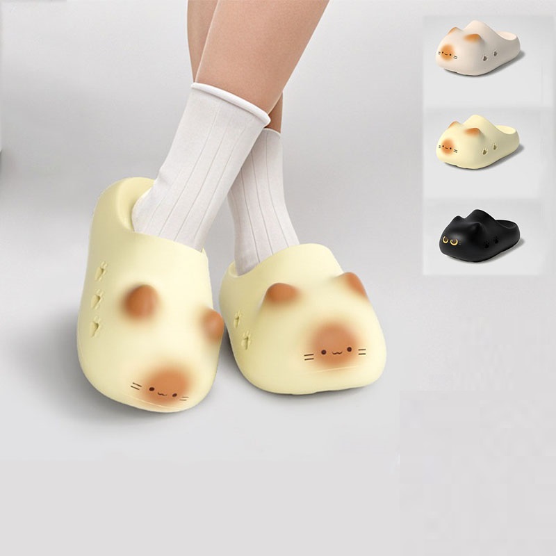 New creative black cat slipper - Women'S Shoes For Flat Feet review and price